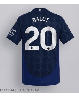 Günstige Manchester United Diogo Dalot #20 Auswärtstrikot 2024-25 Kurzarm